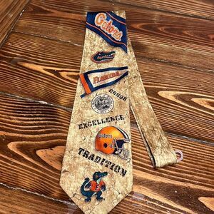 Florida Gator Football Eagle Neckwear Mens Tie